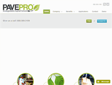 Tablet Screenshot of pavepro.com